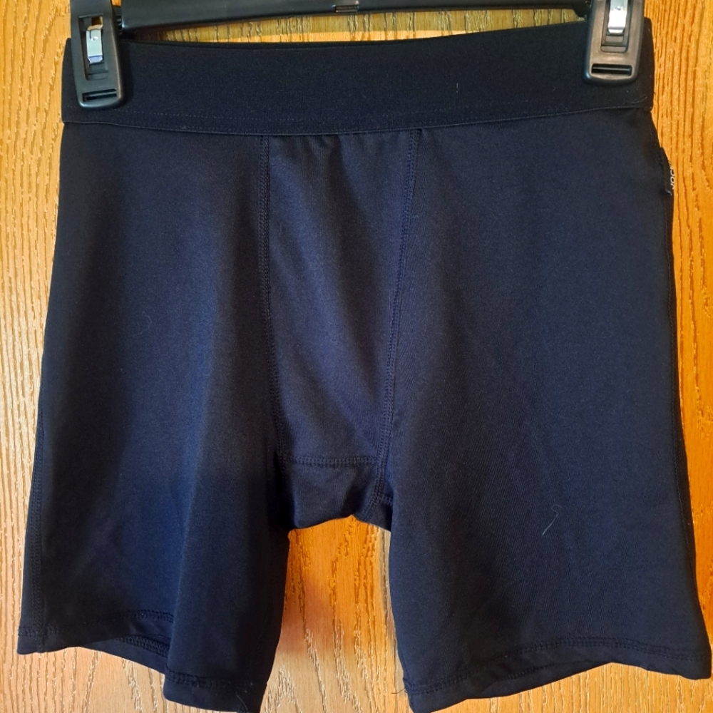 Boys Black Athletic Shorts
